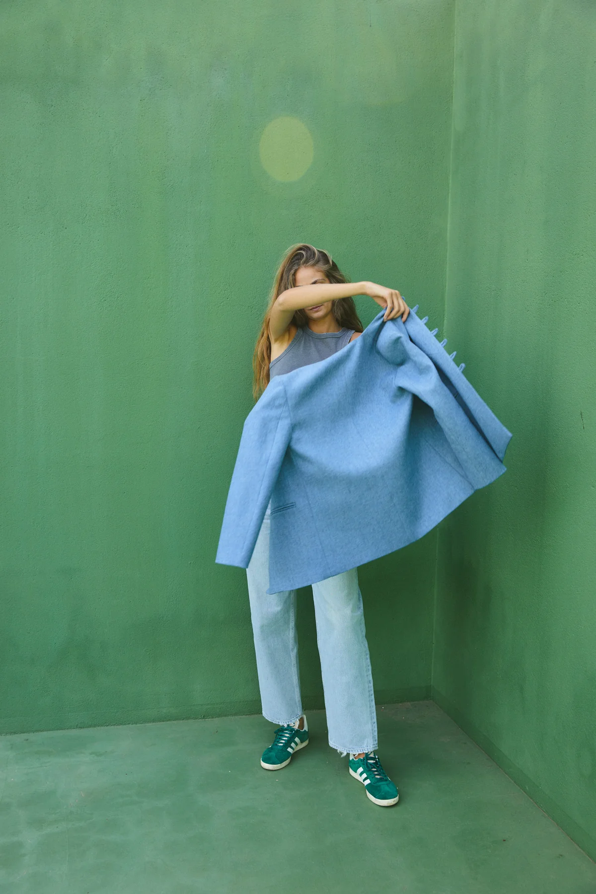 Chaqueta Platonia azul