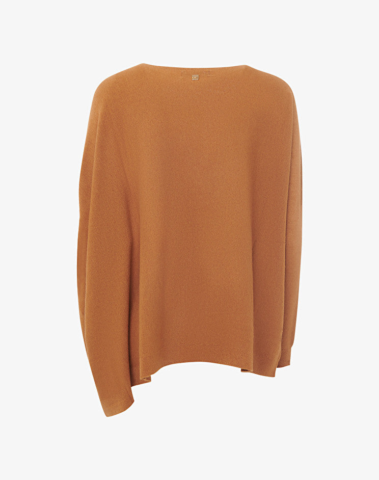 Jersey poncho Moka