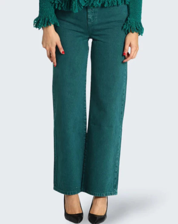 Jeans wide-leg esmeralda