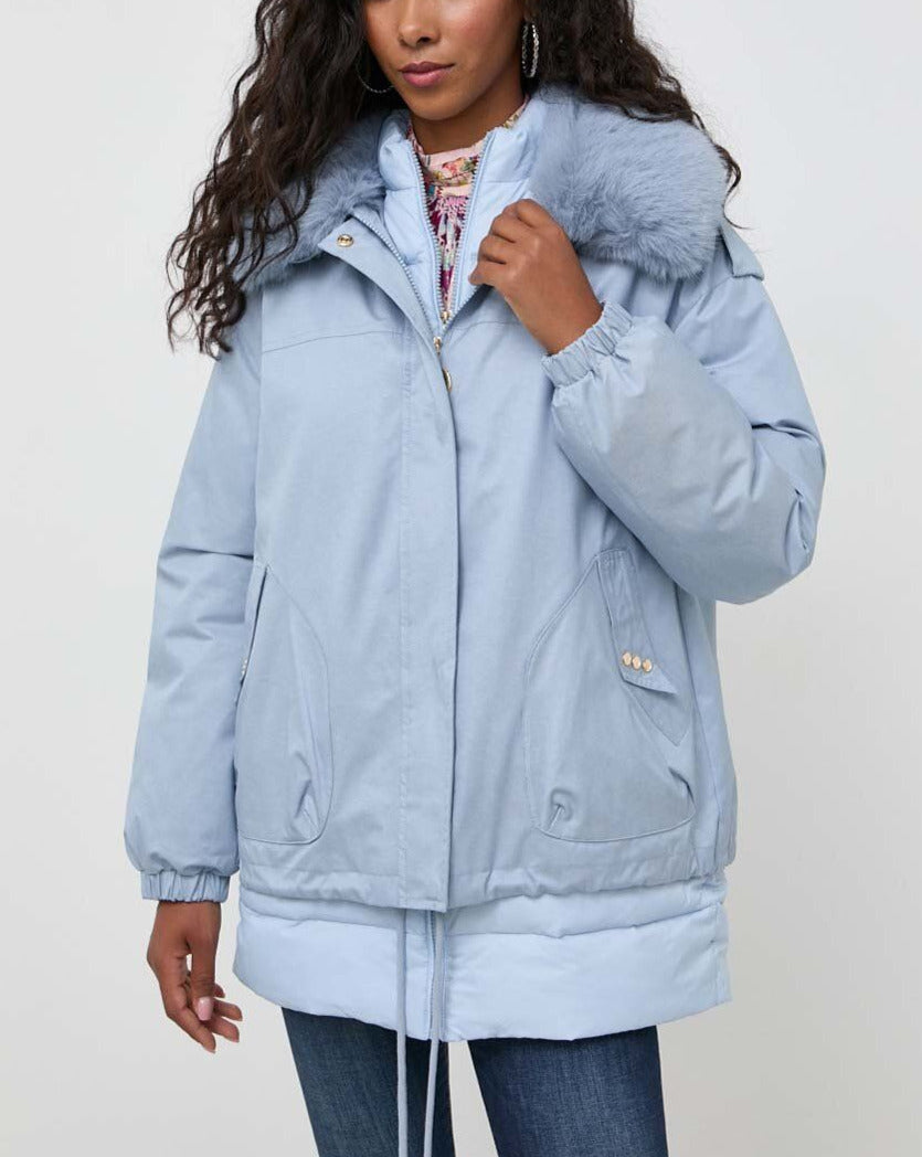 Parka azul