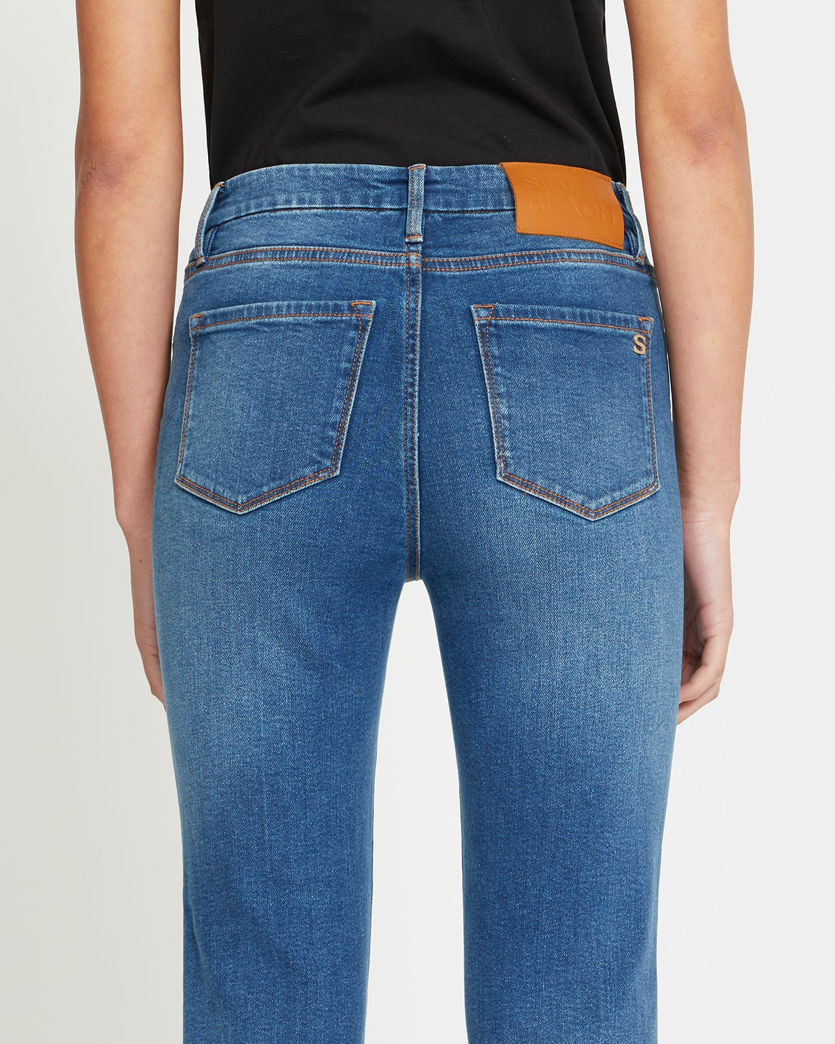 Jeans cropped flare