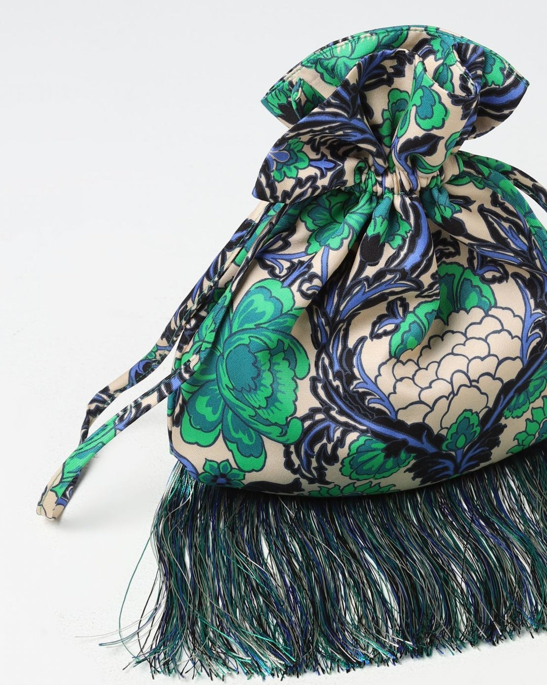 Bolso bombonera flecos