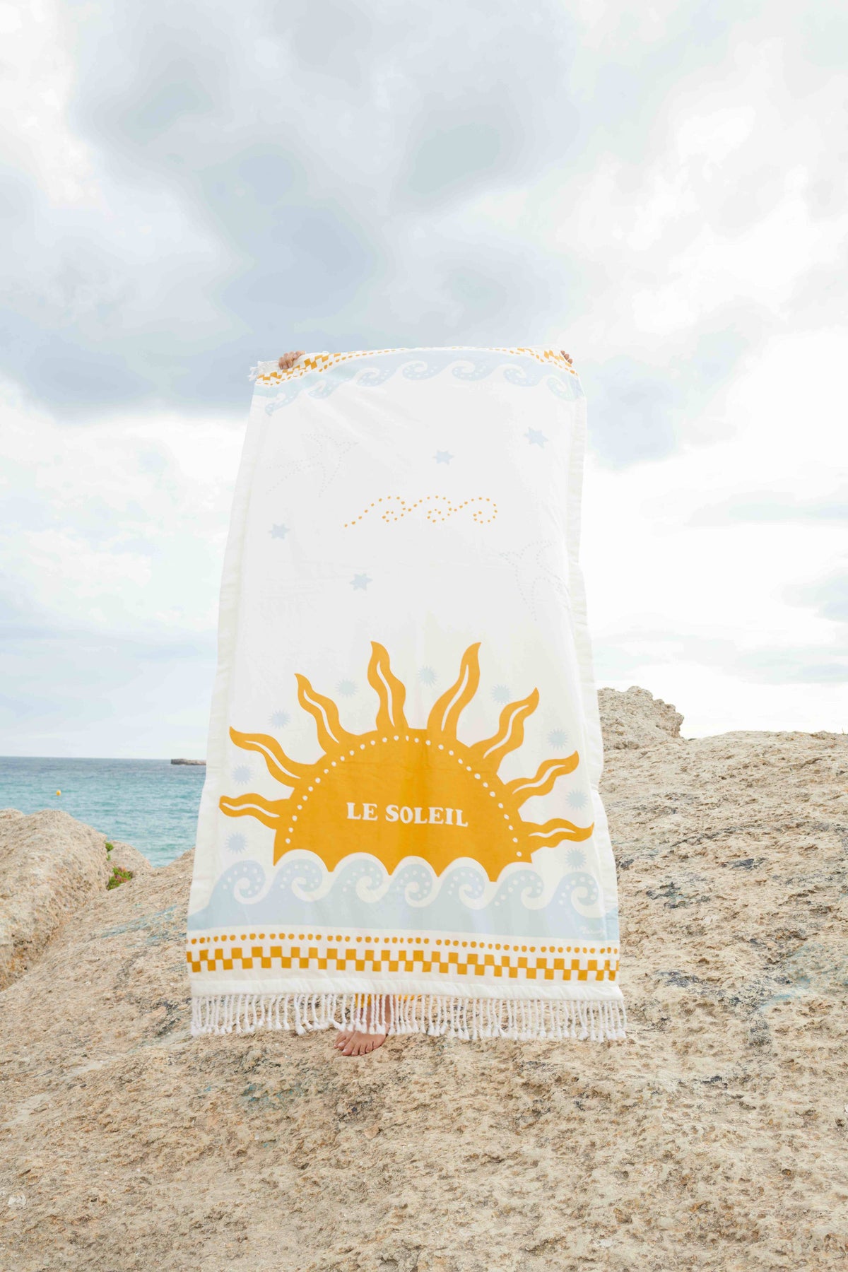 FOUTA DE ALGODÓN TOALLA BLUE SKY THE SUN