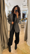 Blazer cuadros en tonos grises