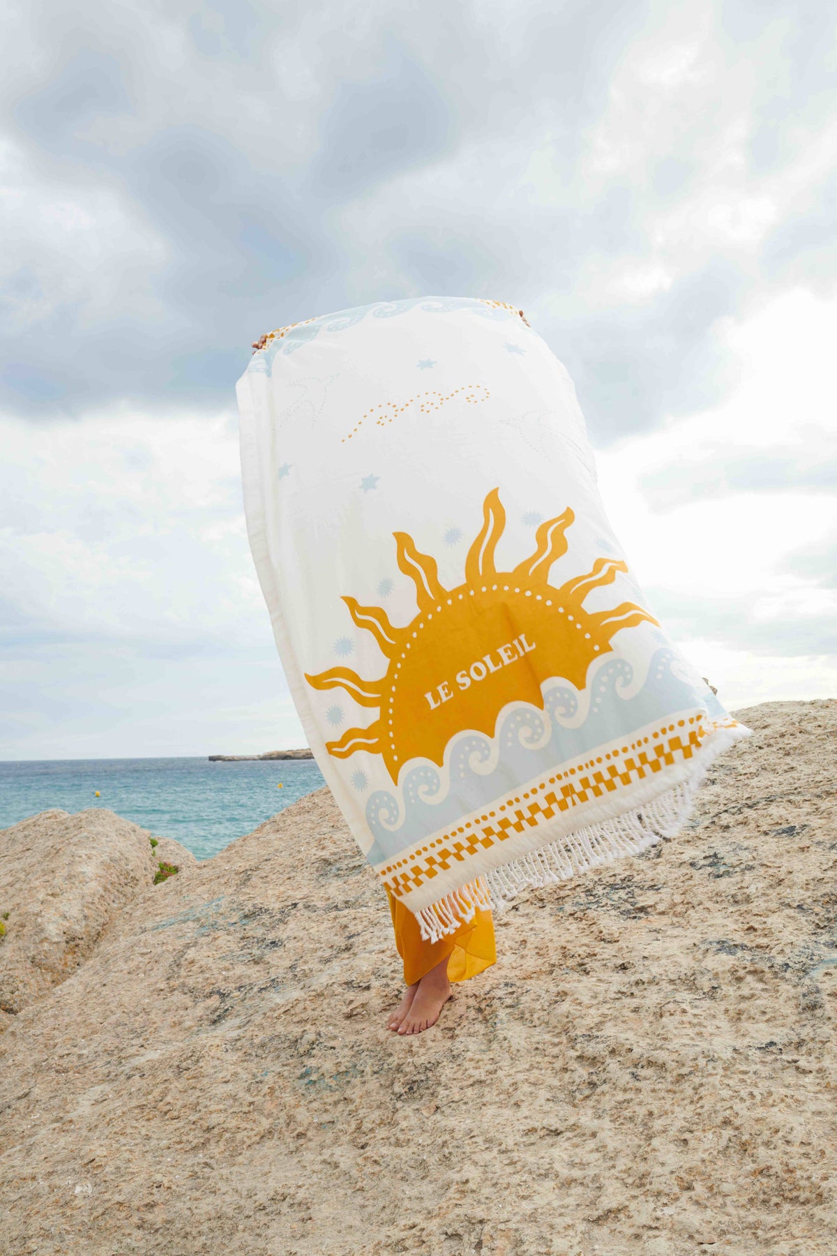 FOUTA DE ALGODÓN TOALLA BLUE SKY THE SUN