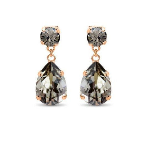 Pendientes Olivia black diamond